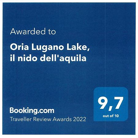 Oria Lugano Lake, Il Nido Dell'Aquila Zewnętrze zdjęcie